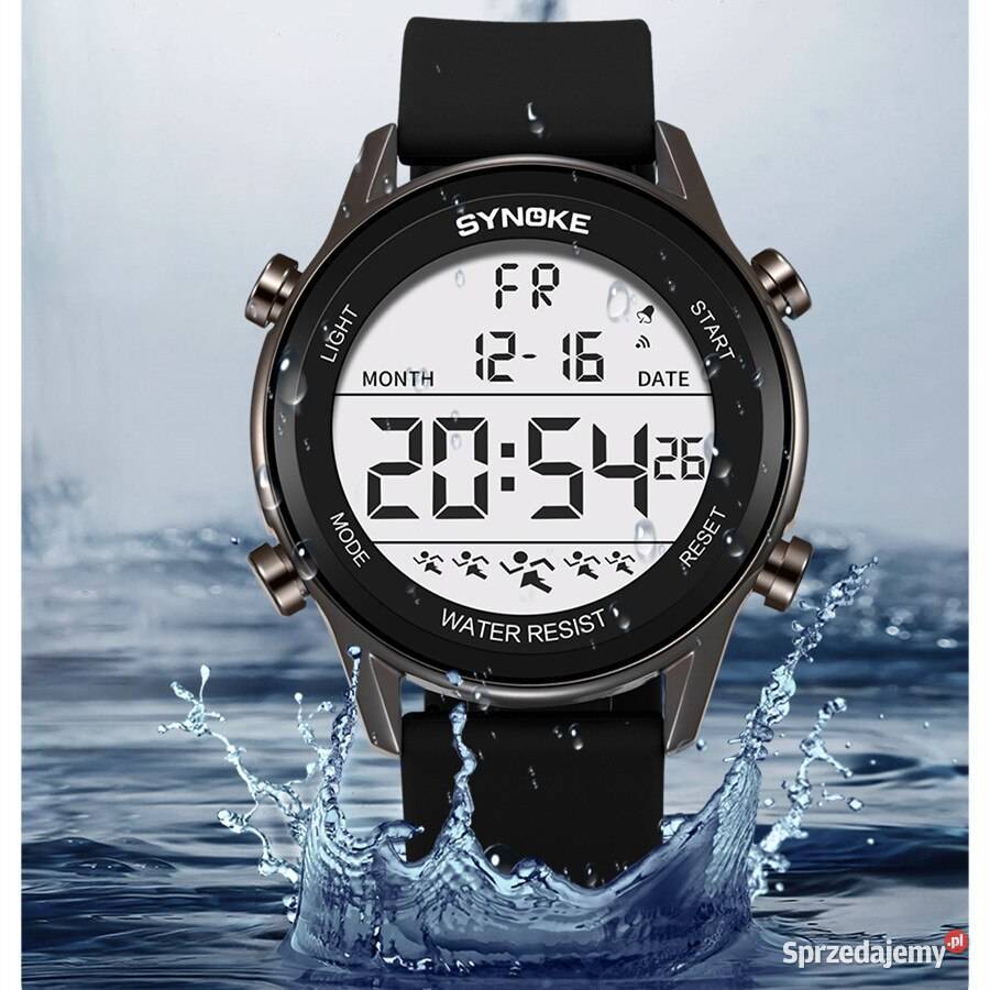Zegarek sportowy elektroniczny LED Synoke Gorzów Wielkopolski