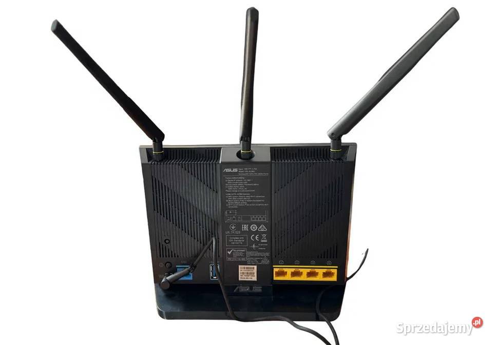 ASUS DSLAC68U router ADSLVDSL AC1900 komplet bez śląskie