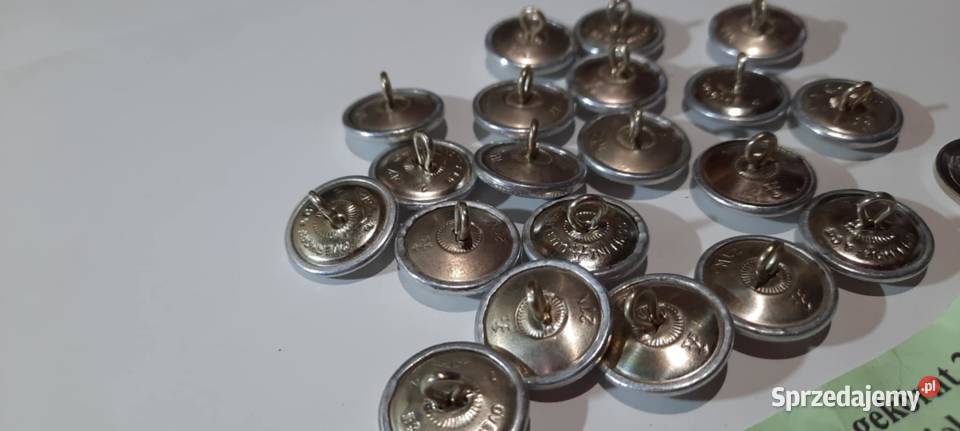 GUZIKI WOJSKOWE Niemcy groszek 20 sztuk Warszawa