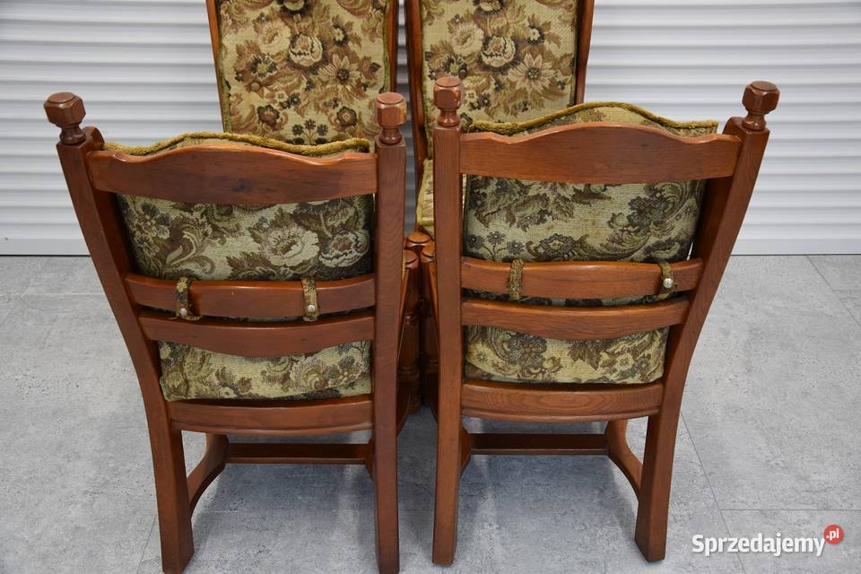 krzesła dębowe 4 sztuki super stan Olsztyn