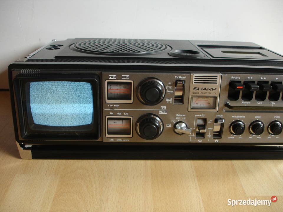 Radiomagnetofon z TV SHARP 5P27G Pozostałe Zielona Góra