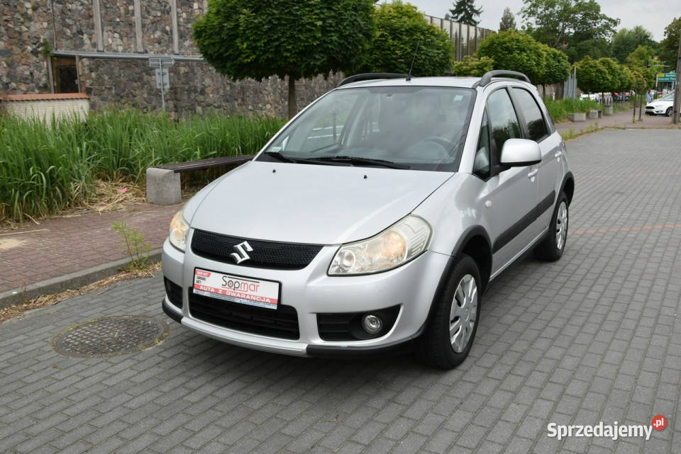 Suzuki SX4 16 16v 107 2007r SALON 4x4 podgrzewane fotele Kampinos