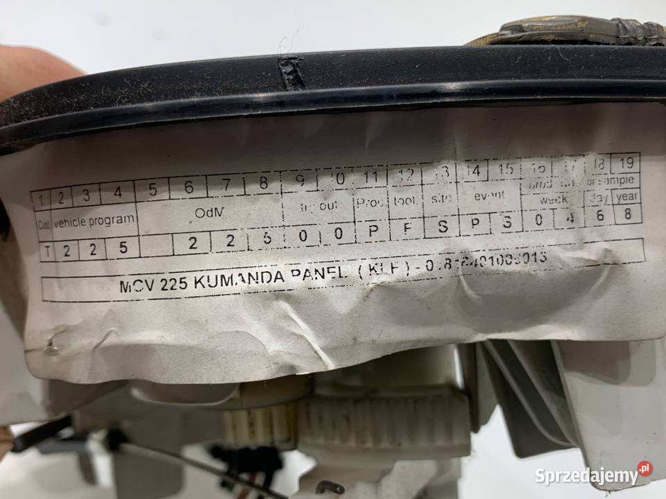 PANEL STEROWANIA NAWIEWU FIAT FIORINO III