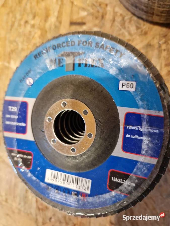 TARCZA LISTKOWA CYRKONOWA DO SZLIFOWANIA METALU Głogowa sprzedam