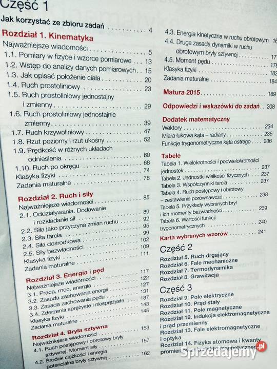 Zbiór zadań 1 nowa era fizyka Warszawa