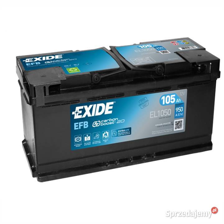 Akumulator 105Ah 950A Exide Start Stop EFB P Gliwice