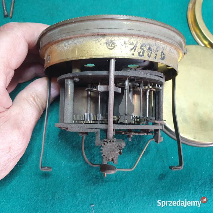 Sprawny zegar ARTDECO z przystawkamibrak dzwonka Antyki, Sztuka, Kolekcje Wrocław