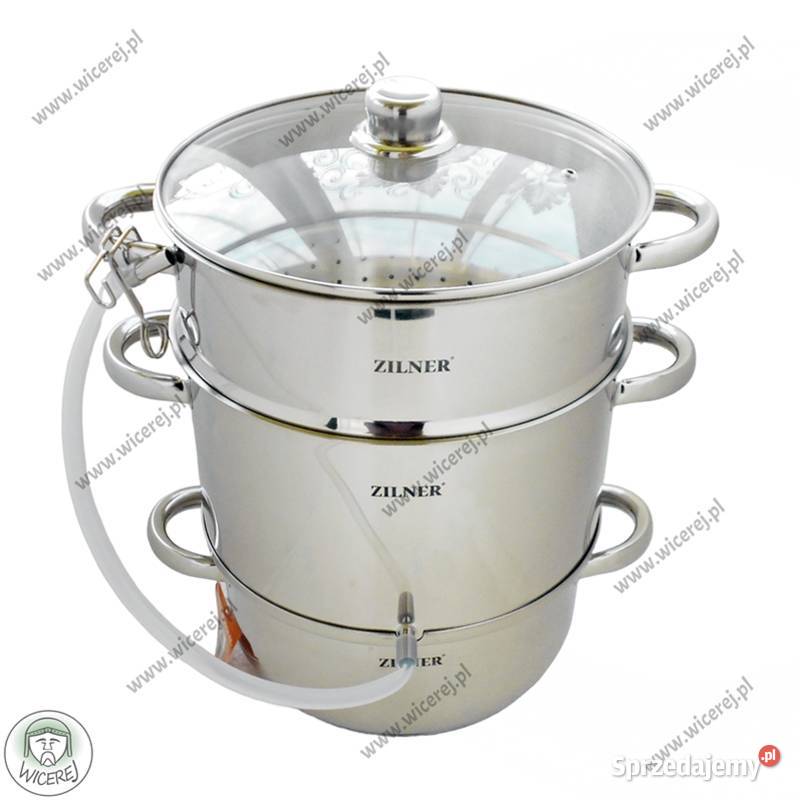 172	Sokownik Parowy Garnek Parowy Nierdzewny 8L Jaśliska