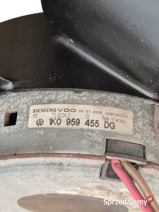 WENTYLATOR CHŁODNICY MAŁY 19 TDI 20 TDI SEAT Działoszyce