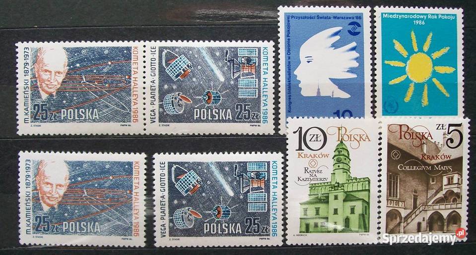 ZNACZKI POLSKIE 1986 I kwartał Antyki, Sztuka, Kolekcje Leźnica Wielka sprzedam