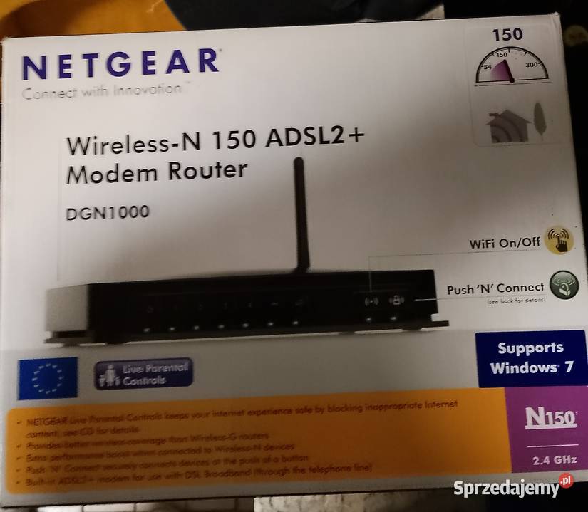 NETGEAR WirelessN 150 ADSL2 Modem Router
