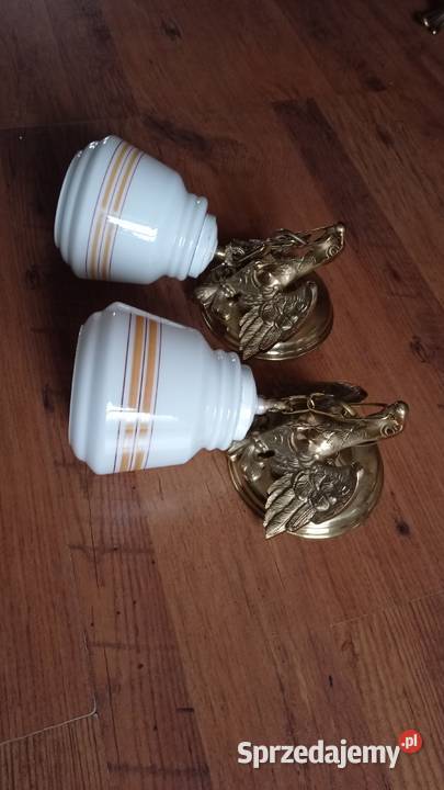 Stare mosiężne kinkiety Włocławek