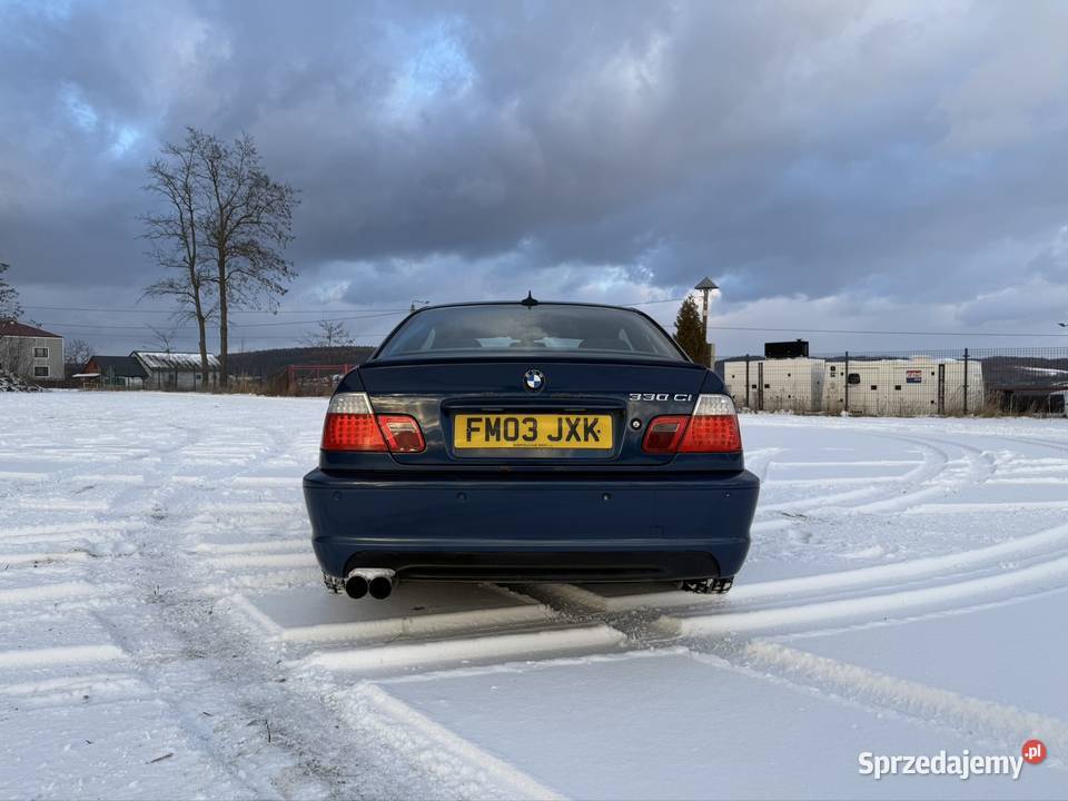 330Ci E46 Anglik M pakiet zew i wew sprawna do kierownica po prawej stronie Ociesęki