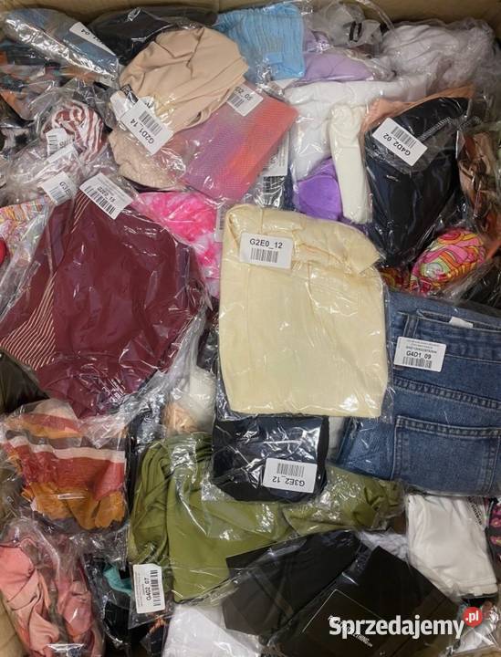 ODZIEŻ DAMSKA UŻYWANA NOWA MIX CREAM AB 10 SORT Rzeszów sprzedam