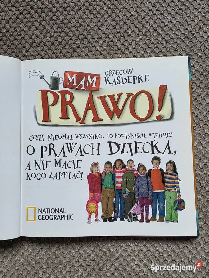 Grzegorz Kasdepke Mam prawo o prawach dziecka twarda Kraków sprzedam