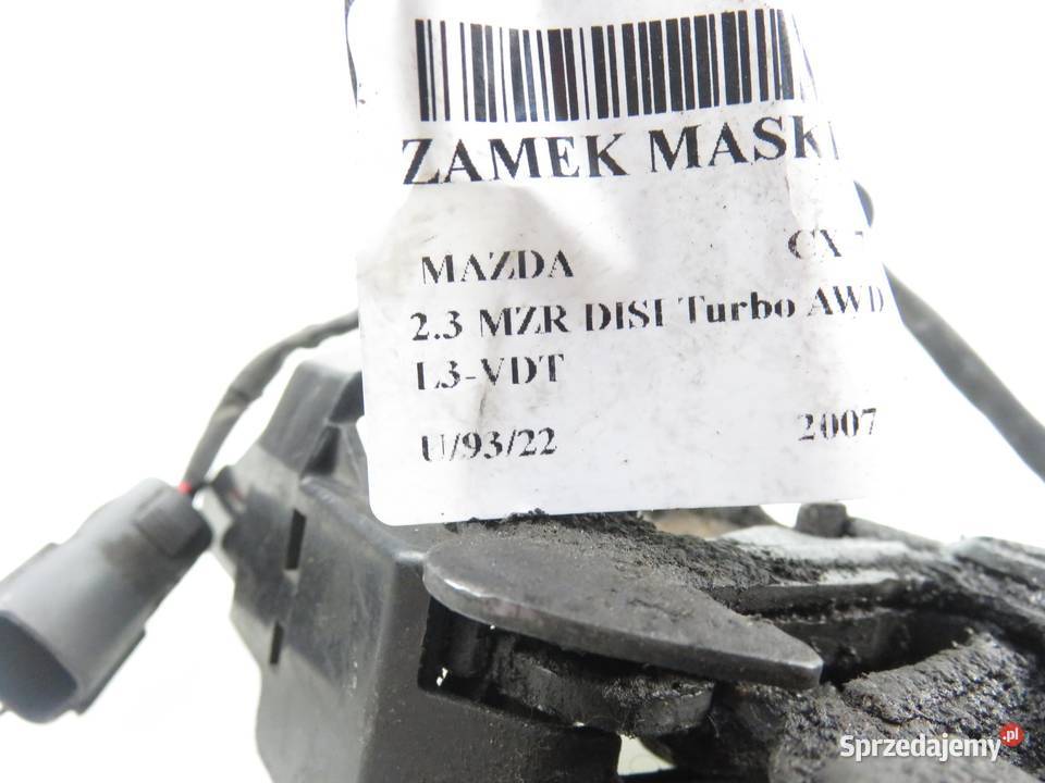 ZAMEK MASKI MAZDA CX7 osobowe
