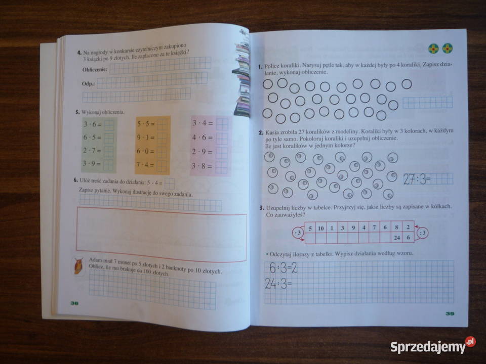 Już w szkole 2 cz 3 Matematyka ćwiczenia skrypt, zeszyt ćwiczeń, zbiór zadań, testów Szczecin
