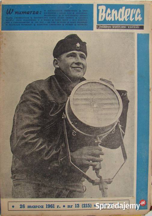 Bandera tygodnik Marynarki Wojennej V 1961 9 egz Limanowa
