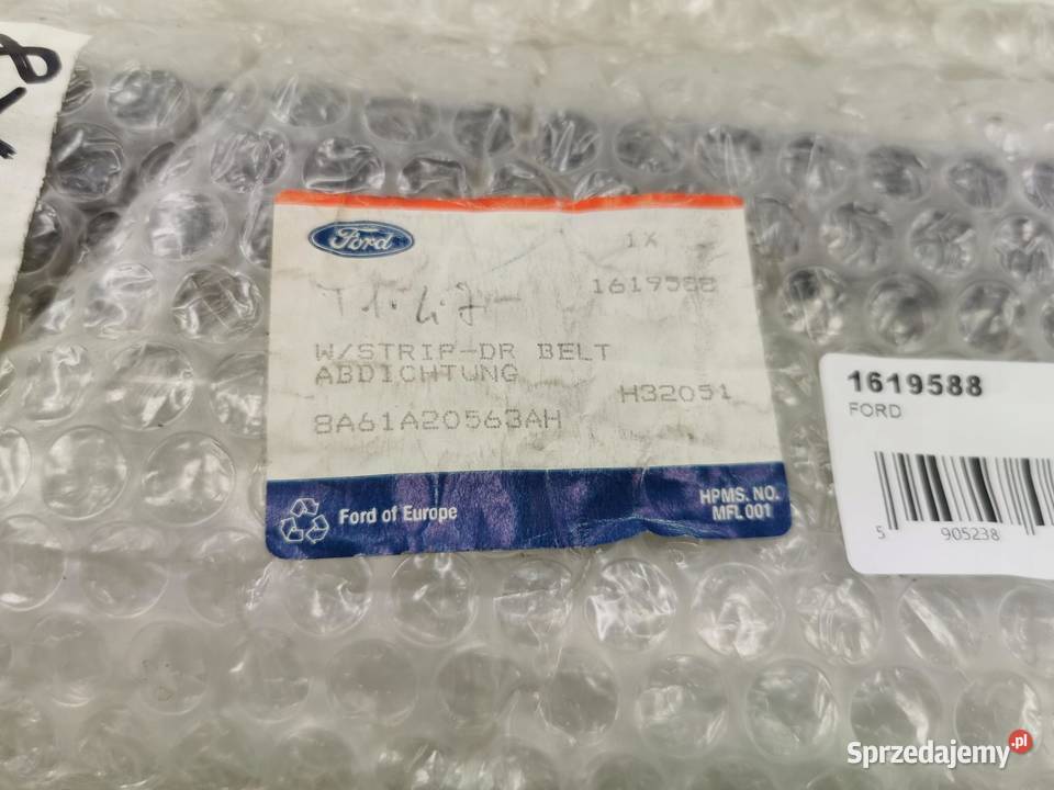 USZCZELKA SZYBY DRZWI FORD 1619588 8A61A20563AH lubelskie sprzedam