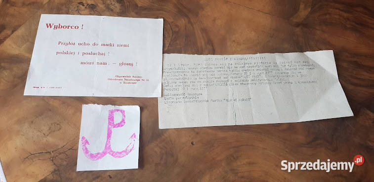 Solidarność ulotki Zielona Góra