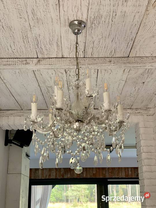 Francuski Żyrandol Vintage 13 Francja 9ram Lampy wiszące mazowieckie