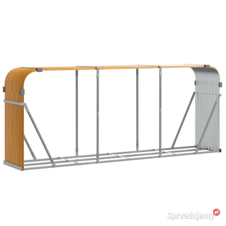 Stojak na drewno jasny brąz 234x45x100 stal mazowieckie Warszawa