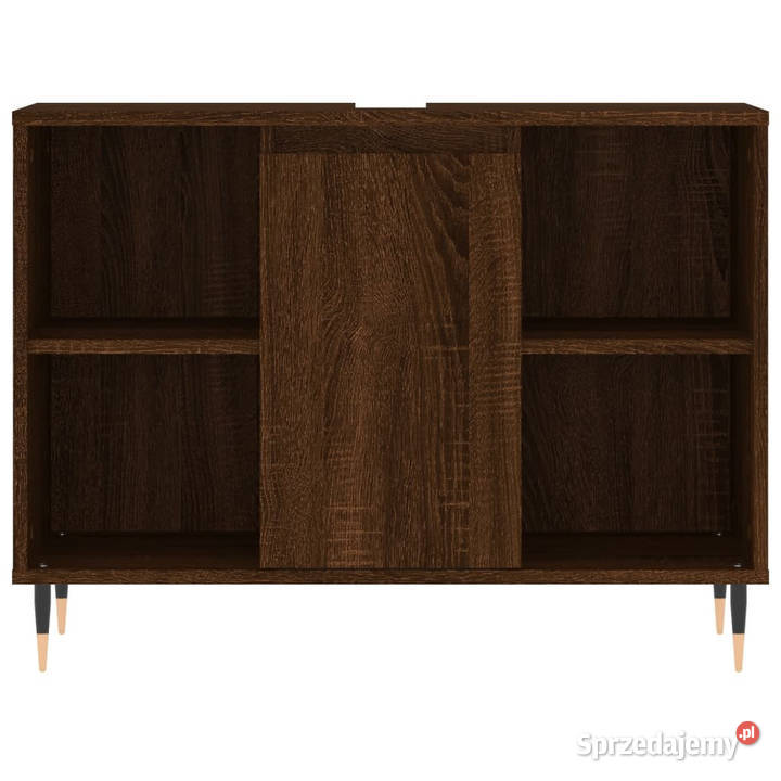 Szafka łazienkowa brązowy dąb 80x33x60 WM831627 Warszawa