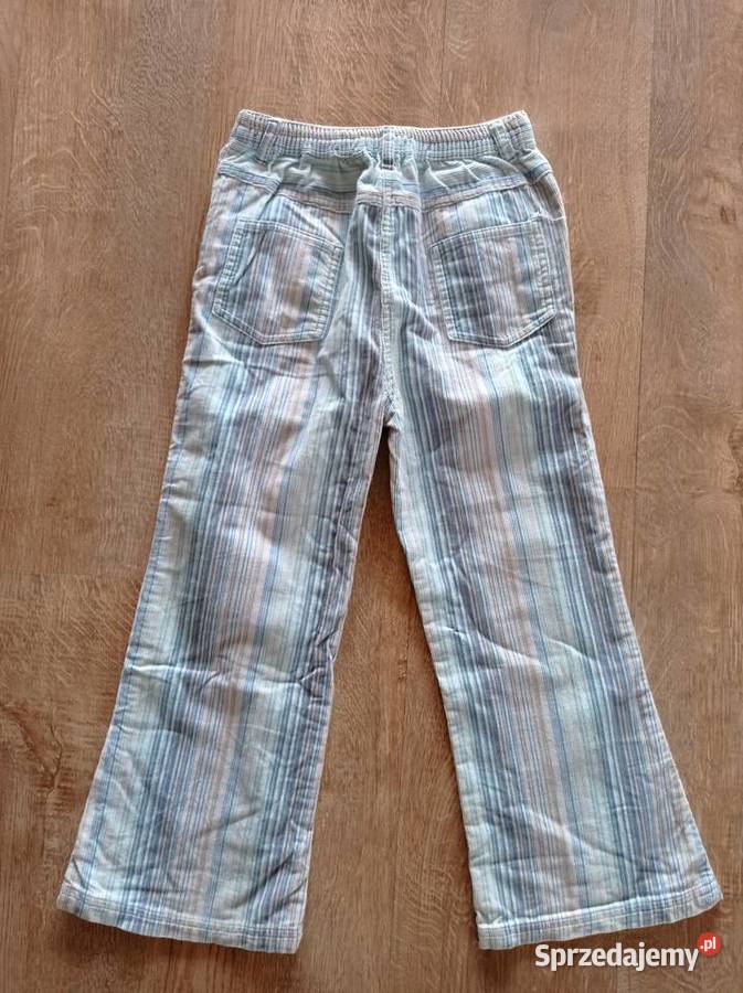 Sztruksowe spodnie dziewczynki