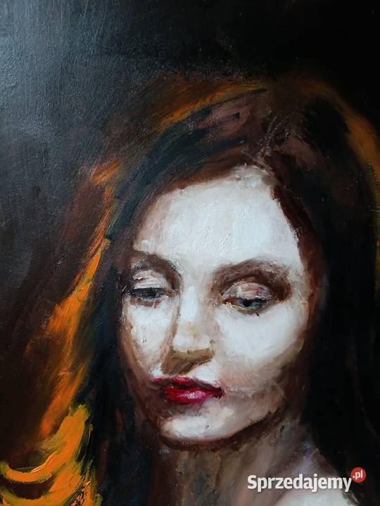 XXL duży obraz olejny Marek Grzegorz Whisper of Malarstwo