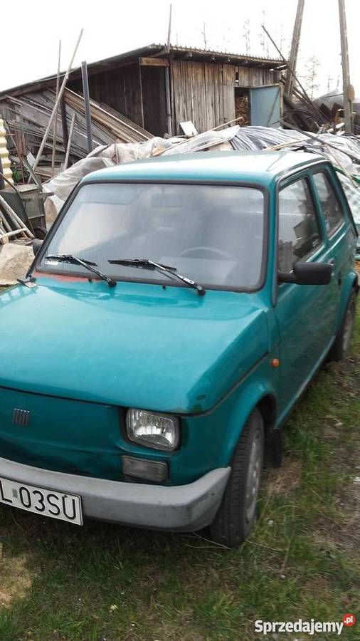 fiat 126p elegant maluch opłacony hak zamienie benzyna Przemęt