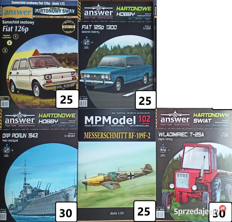 Modele Kartonowe Modelarstwo Wejherowo
