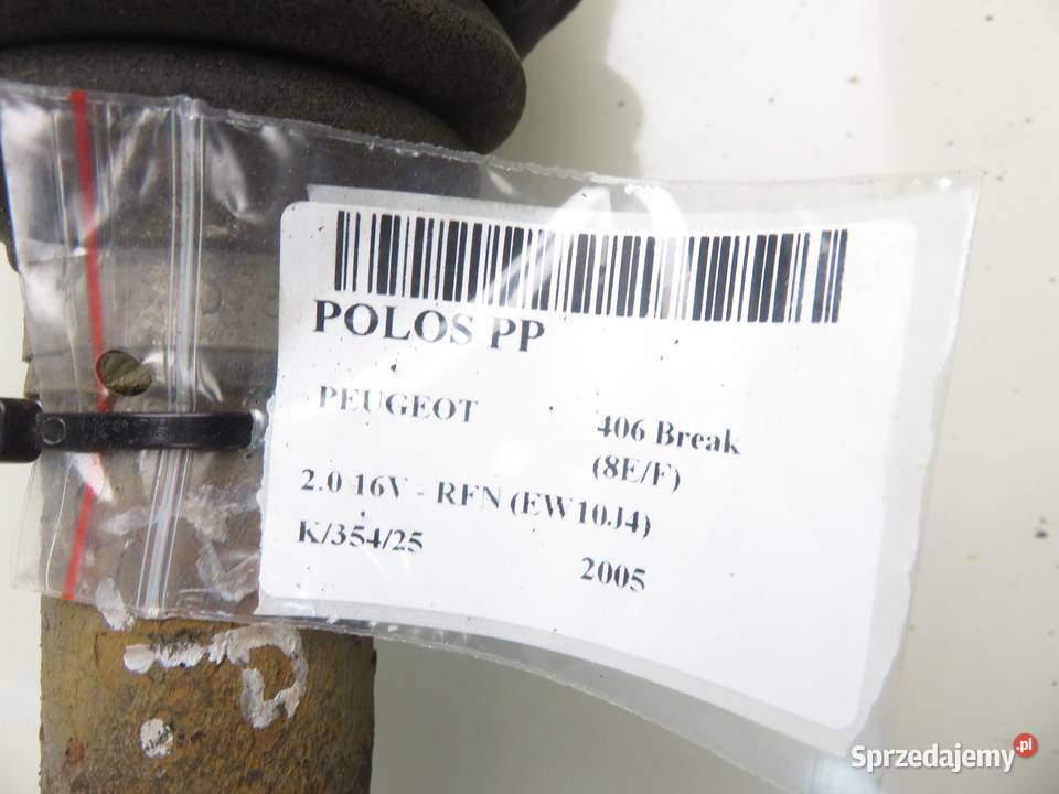 PÓŁOŚ PRAWA PRZEDNIA PEUGEOT 406 20 16V sprzedam