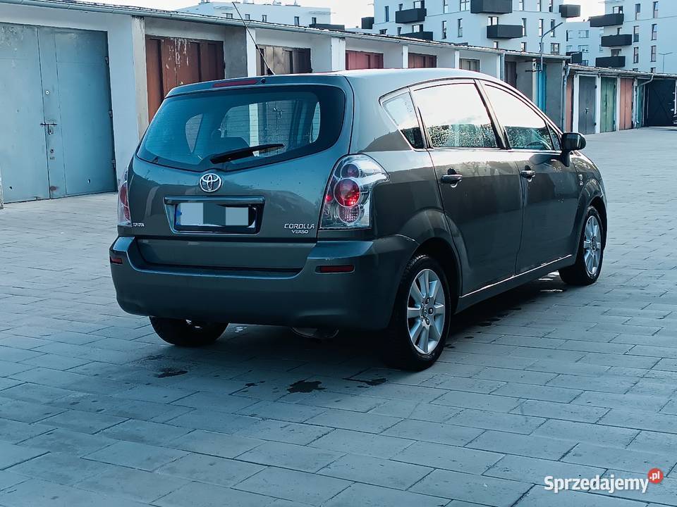 Toyota Corolla Verso 20 D4D 116 zadbana autoalarm Goszczyn