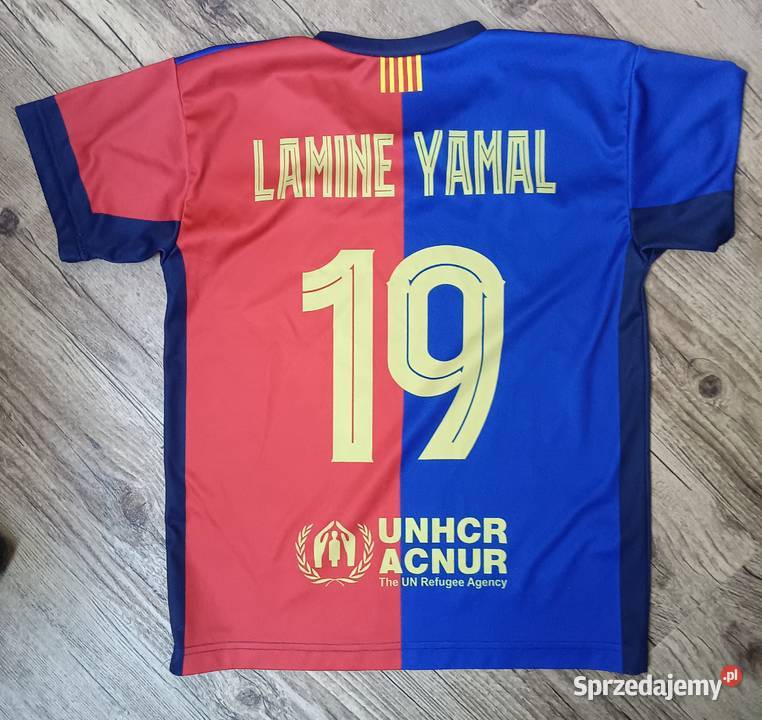 Lamine Yamal zestaw spodenki 152 i tshirt 146 FC
