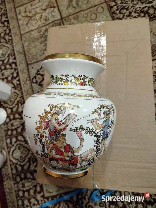 Grecki wazon ceramiczny DIONYSOS ręcznie