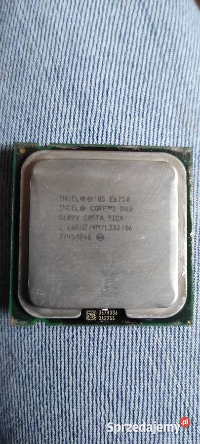 Procesor INTEL Core2Duo E6750 z oryginalnym Intel Procesory Oświęcim