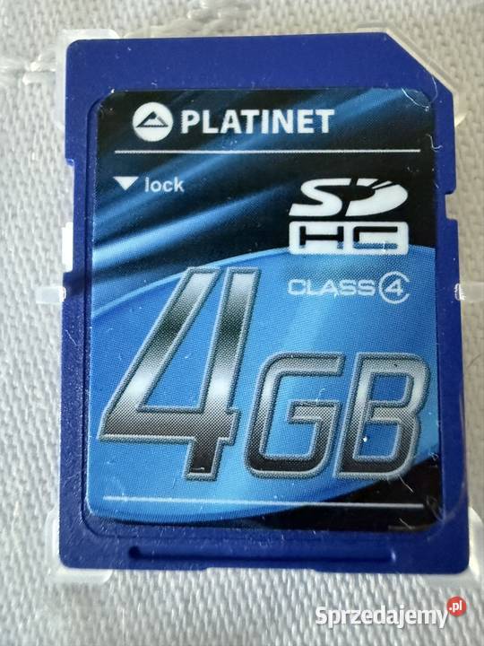 Karta pamięci Platinet SDHC 4GB Class 4 etui SD Memory Stick Czerwionka-Leszczyny