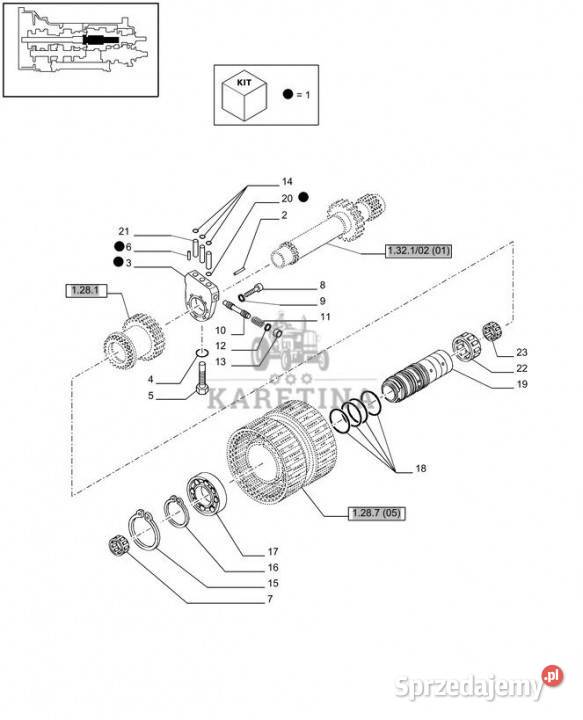Holland T6010 T6090 T6070 Kolektor 47128751