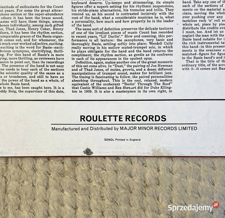 Count Basie Orchestra The Atomic Mr Basie Płyty i kasety Szczecin