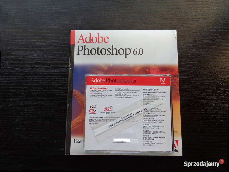 Adobe Photoshop 60 Mac serial number Brzeg sprzedam