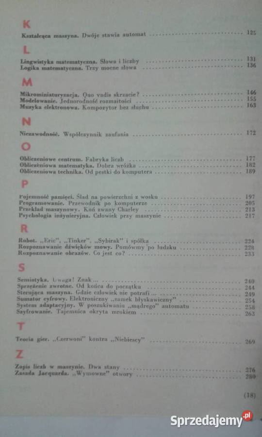 Maleńka encyklopedia wielkiej cybernetyki Wiktor Rok wydania 1975 Książki naukowe i popularnonaukowe Gdynia