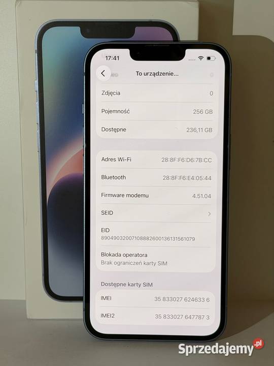 iPhone 14 256GB 100 Kondycja Kalisz