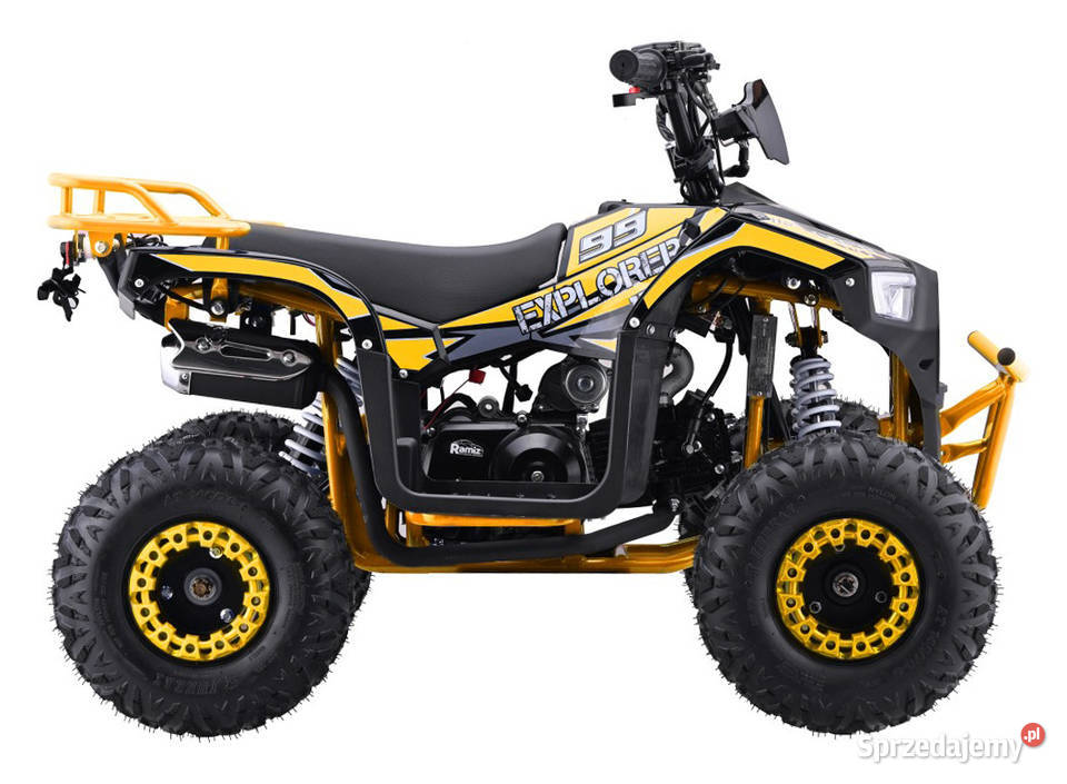 Mini Quad Spalinowy Explorer 110cc żółty