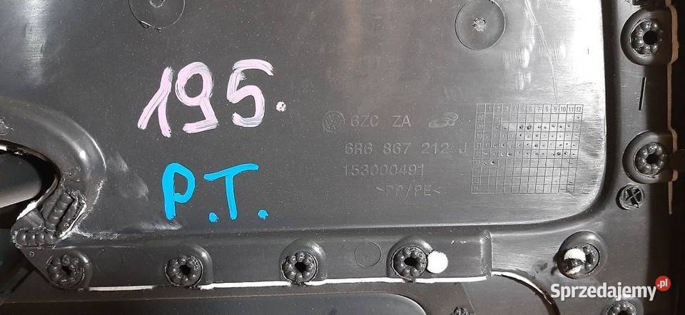 Boczek tapicerka drzwi prawy tył VW Polo 6R świętokrzyskie sprzedam