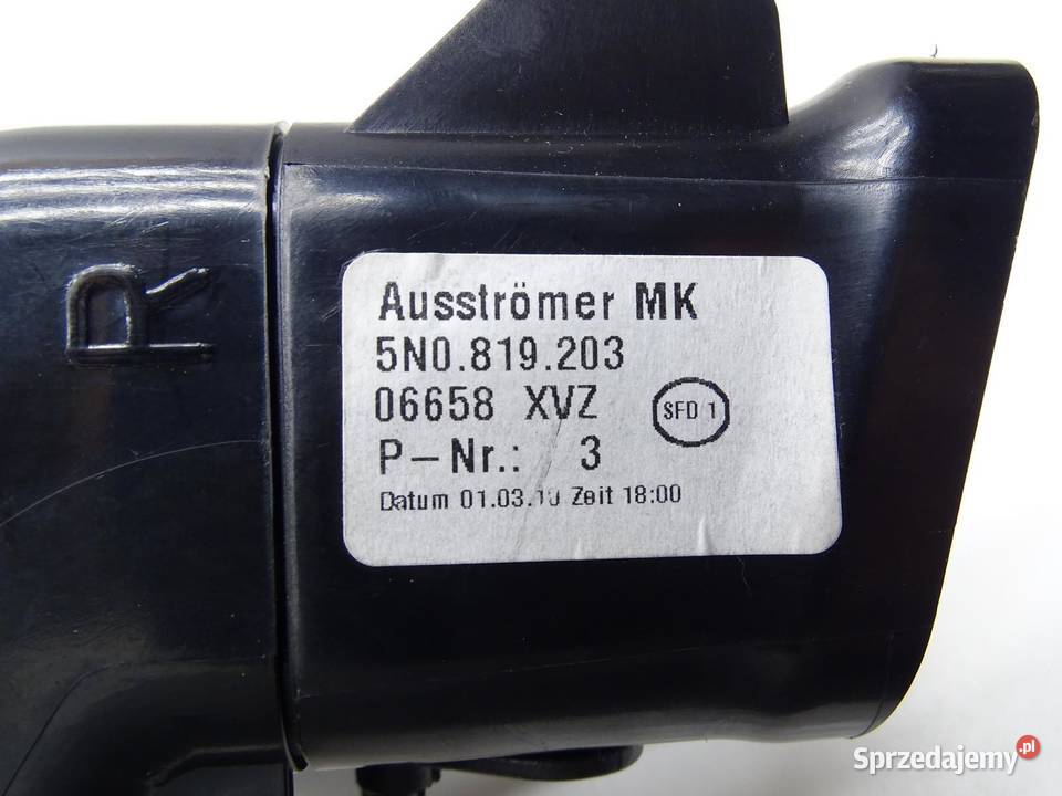 KRATKA NAWIEWU TYŁ TYLNA 5N0819203 VW TIGUAN I Kratki nawiewu małopolskie