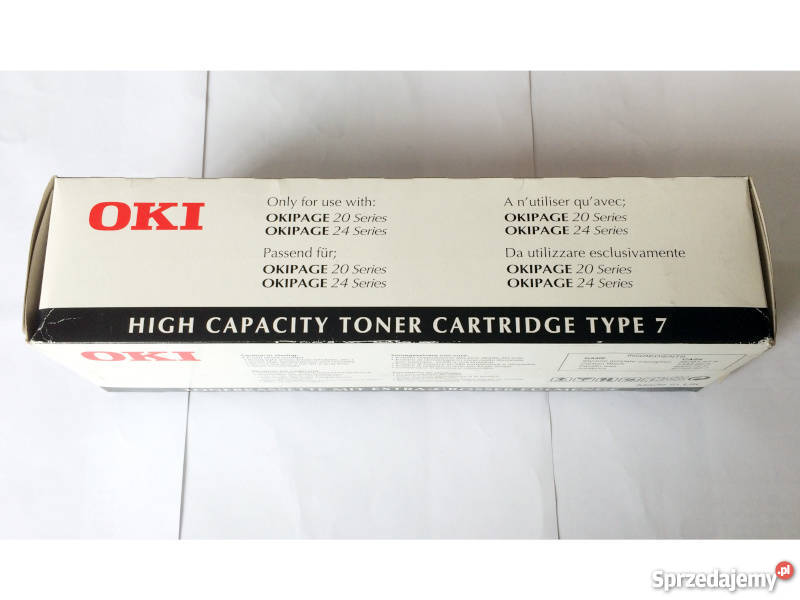 Oryginalny toner OKI Type 7 41022502 OKIPAGE Wrocław