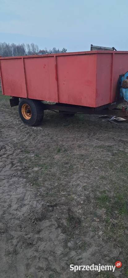 Przyczepa jednoosiowa wywrotka 45 tony Przyczepy rolnicze