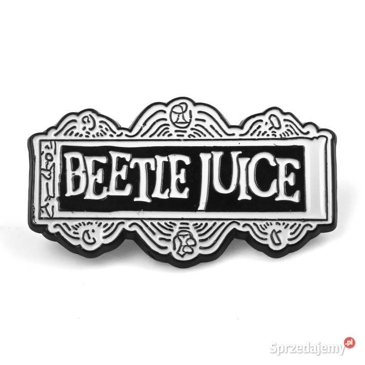 Label 6 Metal Przypinka Beetlejuice Szczecin