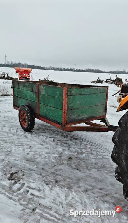 Dwukółka do ciągnika klatka przyczepka przyczepa Biłgoraj sprzedam