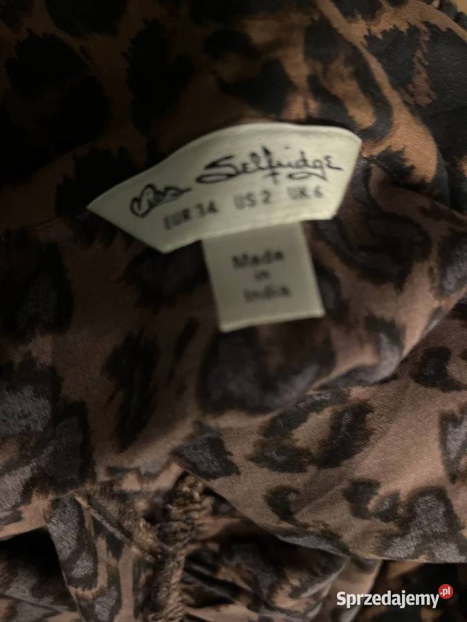 Miss selfridge sukienka modny wzór panterka Choszczno sprzedam